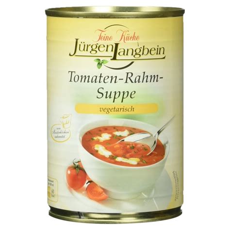 J Rgen Langbein Tomaten Rahm Suppe Ml Amazon De Lebensmittel