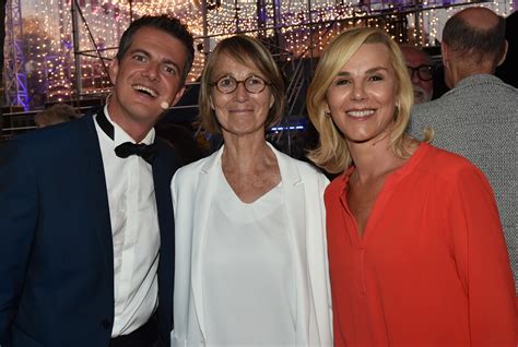 Photo Exclusif Philippe Jaroussky contre ténor Françoise Nyssen