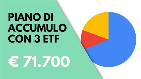 Il Mio Piano Di Accumulo In ETF Ep 4 YouTube