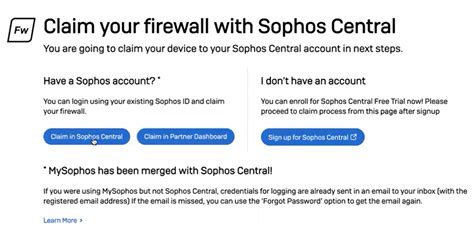 Neue Firewall Mit Sophos Central Einrichten Sophos Central Admin