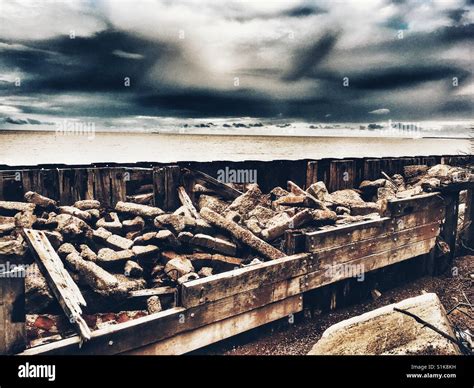 Effects of coastal erosion Stock Photo - Alamy