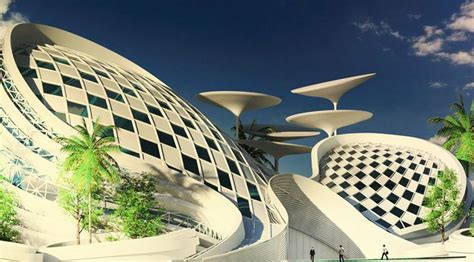 Convention Center In Cairo By Mohamed Elbangy Convention Centre