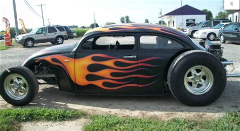 For Sale In 2014 Flamed Volksrod Beetle Flames Antique Cars