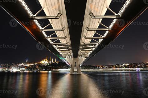 Golden Horn Metro Bridge in Istanbul, Turkey 10245988 Stock Photo at ...