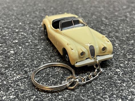 1956 Jaguar XK140 Convertible Keychain Matchbox Hot Wheels Car Etsy