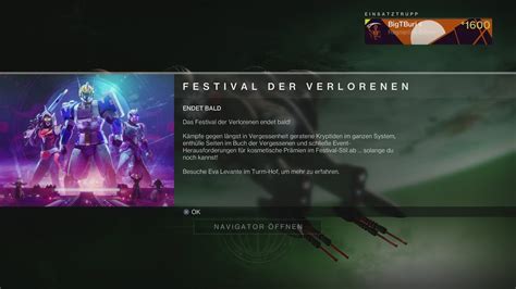 Destiny 2 074 Weekly Reset 01 11 22 Übersicht Festival Der Verlorenen Gambit Booster😄[hd