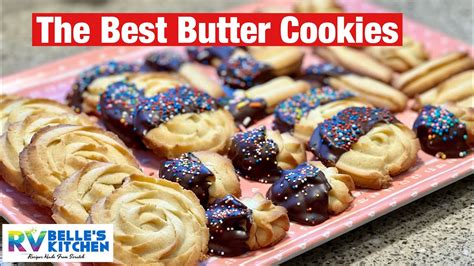 How To Make Butter Cookies Belle’s Rv Kitchen Youtube