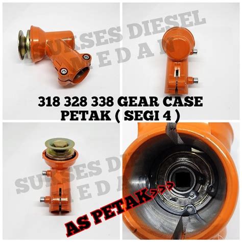 Jual 328 Gear Case Assy Kepala Stik Mesin Potong Rumput Model Petak