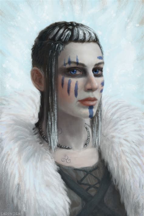 Female Celtic Warrior Portrait — Nick Lasovich