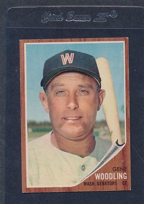 1962 Topps 125 Gene Woodling Senators EX MT 62T125 52616 1 EBay