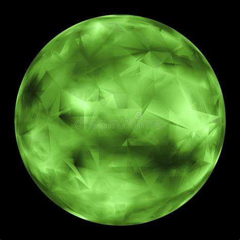 Green Magic Orb Stock Illustration Illustration Of Glass