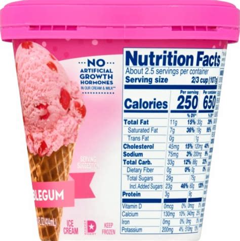 Baskin Robbins® Pink Bubblegum Ice Cream 14 Fl Oz Kroger