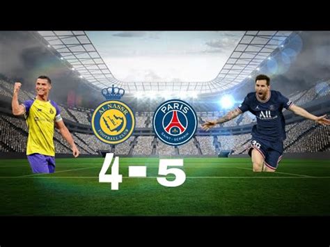 AL NASR VS PSG - YouTube