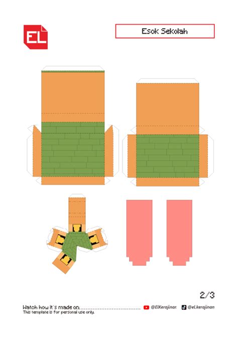 10 Ideas De Papecraft De Brainrot Minecraft Para Armar Figuras Geometricas Para Armar