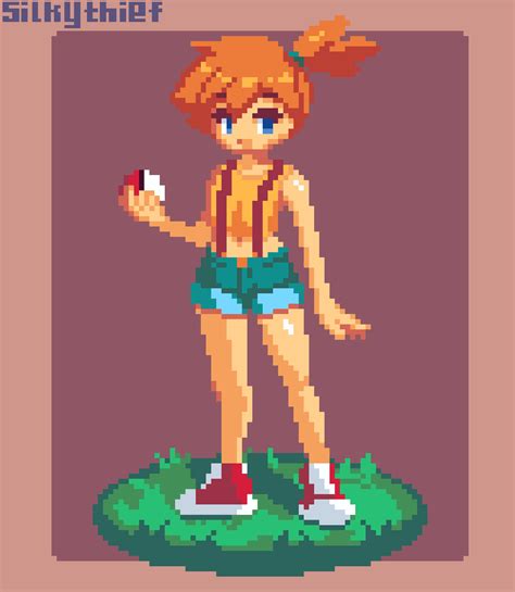 Misty Wants To Battle R Pixelart