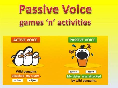 Ppt Passive Voice Games And Activities Dokumentips