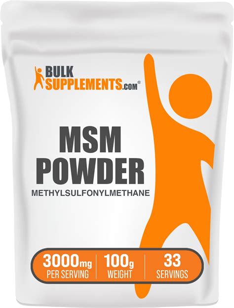 Msm Powder Methylsulfonylmethane Msm Supplement Msm Crystals Msm Pure