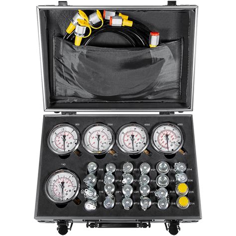 Mua 60P Hydraulic Pressure Test Kit Hydraulic Pressure Gauge Kit For