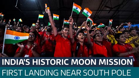 India Becomes First Country To Land Spacecraft Near The Moons South Pole Latest From Itv News