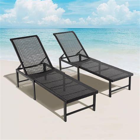 Latitude Run Outdoor Chaise Lounge Set Of Wayfair In