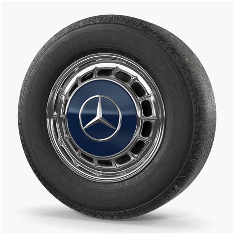 Mercedes Benz 350 SE Wheel 3D Model 29 3ds Blend C4d Fbx Max