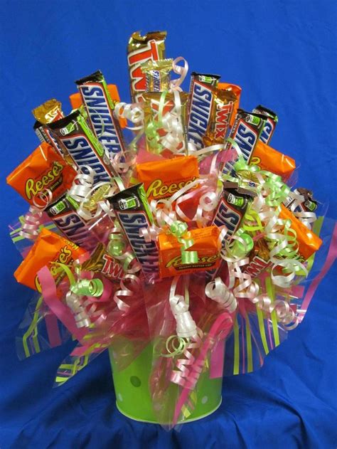 Learn How To Make Candy Bouquets Candy Bouquet Designs Books Start Candy Bouquet And T