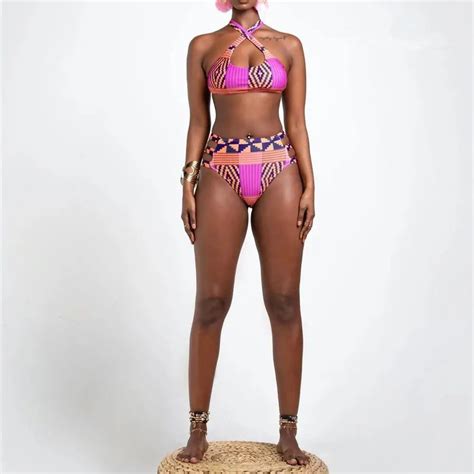 Xizi Bikini Con Estampado Tribal Africano Para Mujer Traje De Ba O