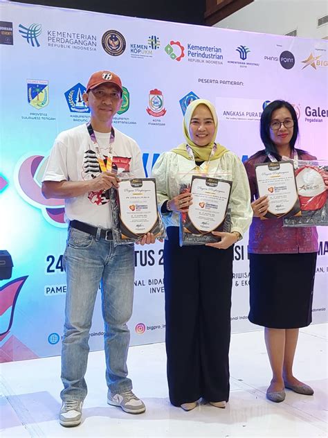 Dpmptsp Sulteng Raih Juara Stand Terbaik Pekan Promosi Investasi