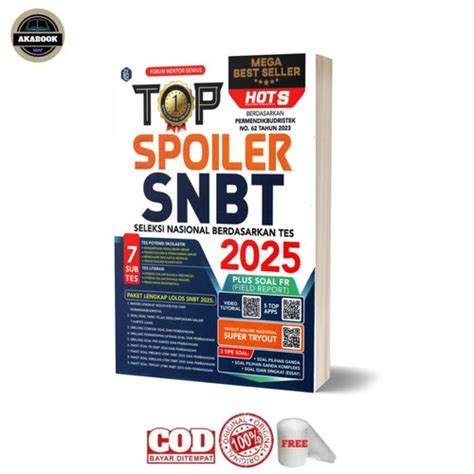 Jual Top Spoiler SNBT 2025 Buku SNBT 2025 Kab Klaten AKABOOK