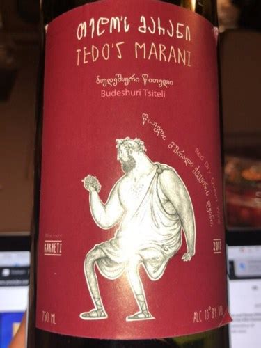 Tedo S Marani Budeshuri Tsiteli Red Dry Qvevri Vivino Us