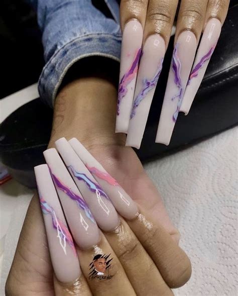 Claws Pin Kjvougee ‘ 🎀 Long Acrylic Nails Bling Acrylic Nails