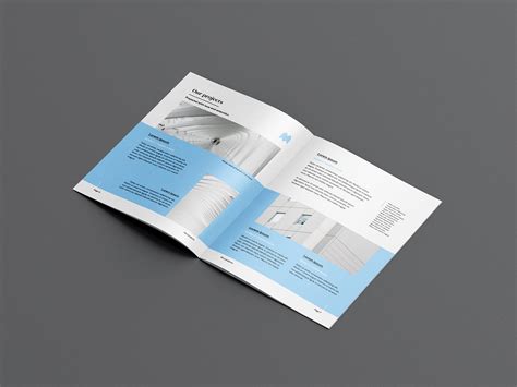 8 Free Us Letter Multipage Bi Fold Brochure Mockup Psd Files Good Mockups