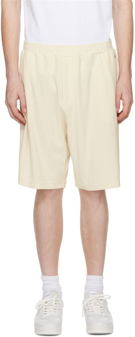 Rag Bone Off White Piping Shorts Rag And Bone