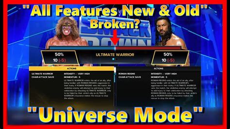 Wwe 2k23 Universe Mode A Look At Everything New And Trying Out The