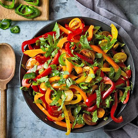 Tangy Pepper Salad Recipe Eatingwell