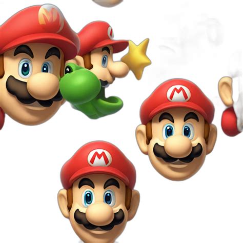 super mario face | AI Emoji Generator