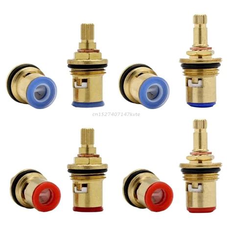 1 2 Replacement Brass Ceramic Disc Tap Valve Quarter Turn Cartridges Gland Insert 20 Teeth