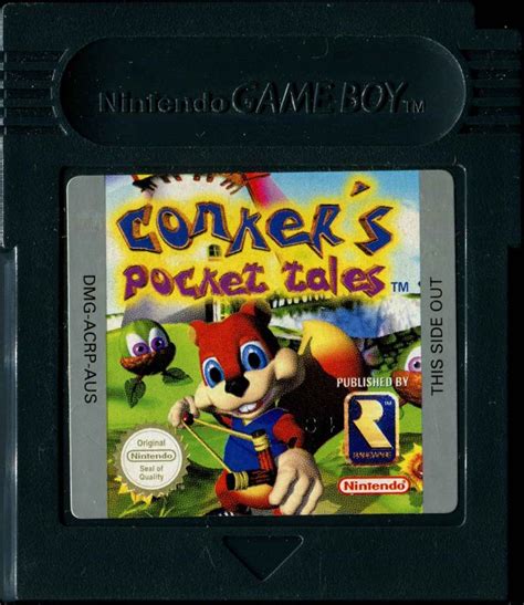 Conker S Pocket Tales Game Boy Color Box Cover Art Mobygames