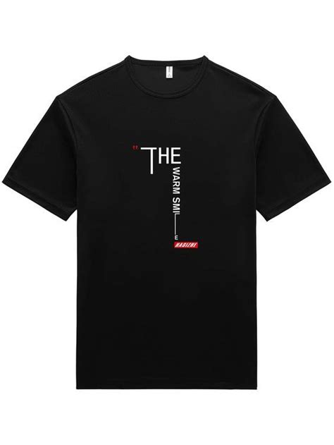 Men Slogan Graphic Tee In 2024 New T Shirt Design Trendy Shirt