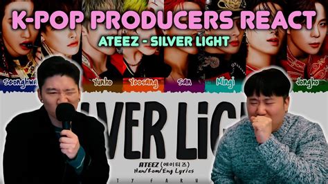 Musicians React Review ATEEZ Silver Light YouTube