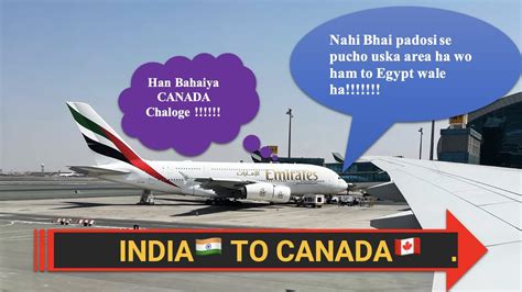 INDIA TO CANADA Via EGYPT VLOG INDIRECT ROUTE International