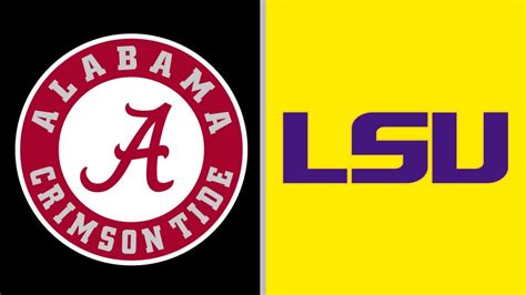 Alabama Crimson Tide Vs Lsu Tigers Prediction Week 10 College