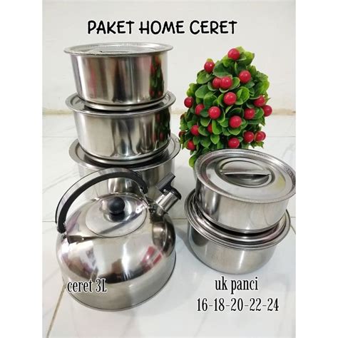 Jual Paket Home Ceret Panci India Panci Sayur Shopee Indonesia