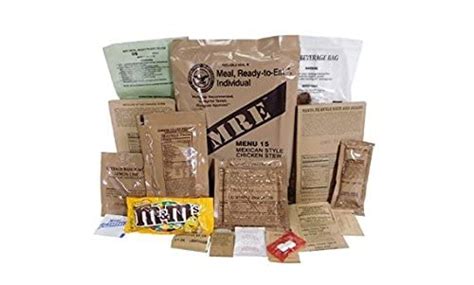 Camping And Hiking Mres And Freeze Dried Food A 24ct Mre Meals Ready To Eat