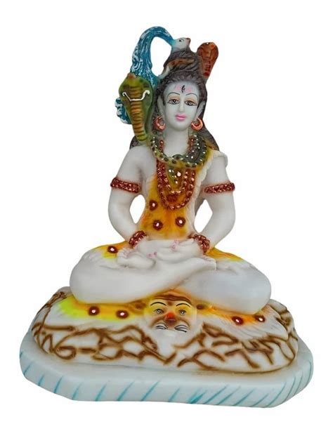 12 Inches Marble Dust Shiva Statue Home At Rs 650 In Meerut ID