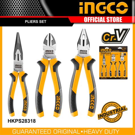 Ingco Pcs Pliers Set Hkps Iht Lazada Ph