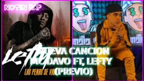 Mc Davo Ft Lefty Sm Nueva Cancion Previo Youtube