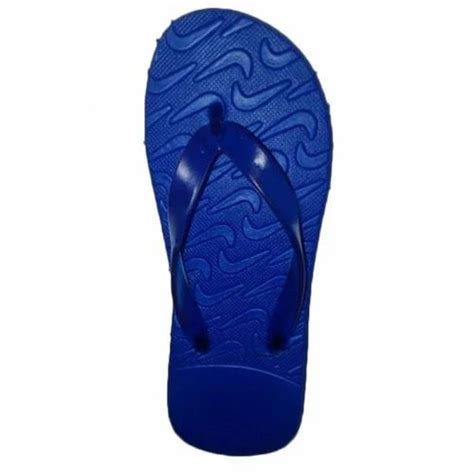 Men Daily Wear Blue Rubber Slipper At Rs 55 Pair Mens Slipper In