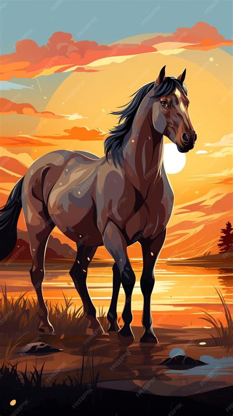 Fotos De Cavalos Em Desenho