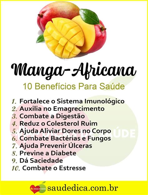 Os 13 Benefícios da Manga Para Saúde Food Diet Fruit